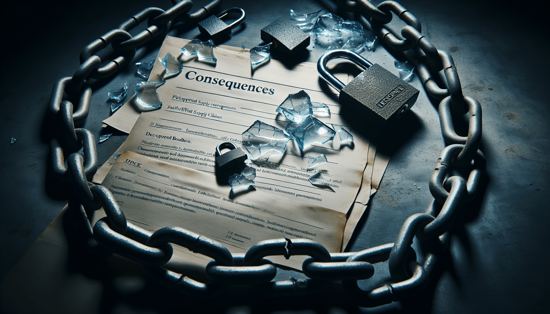 The Consequences Of Providing False Information In An Importer Security Filing.