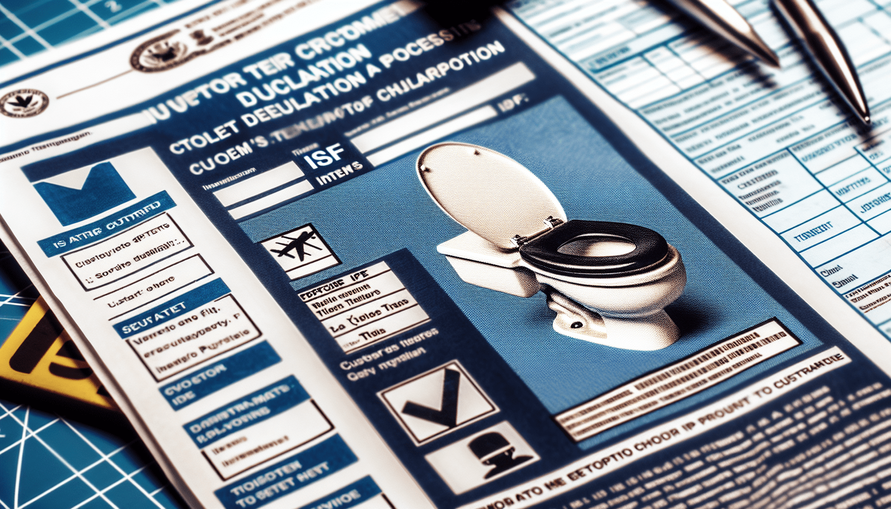 How To File ISF For Toilet Seat Cover