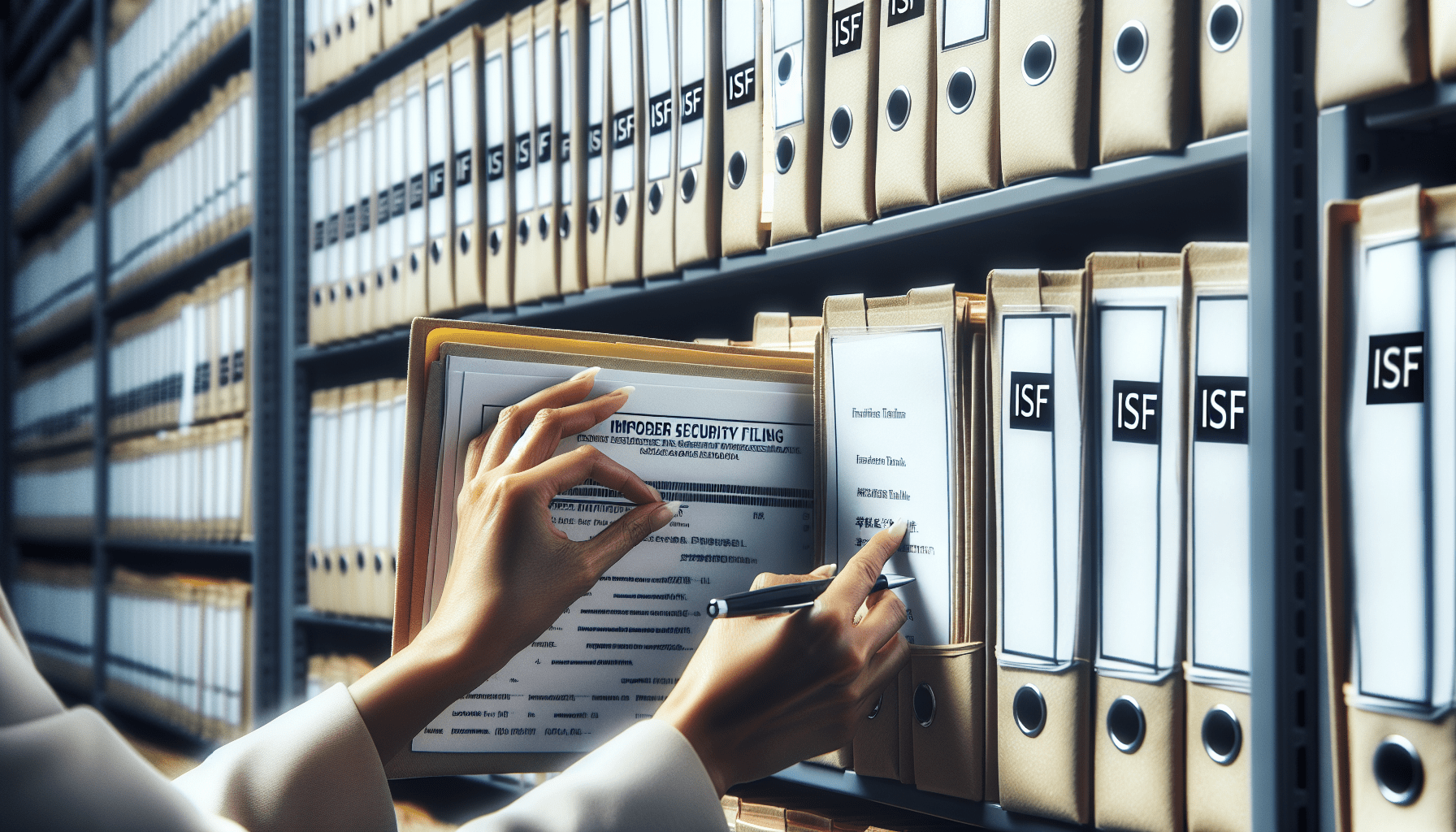 How To File ISF For Wall Storage