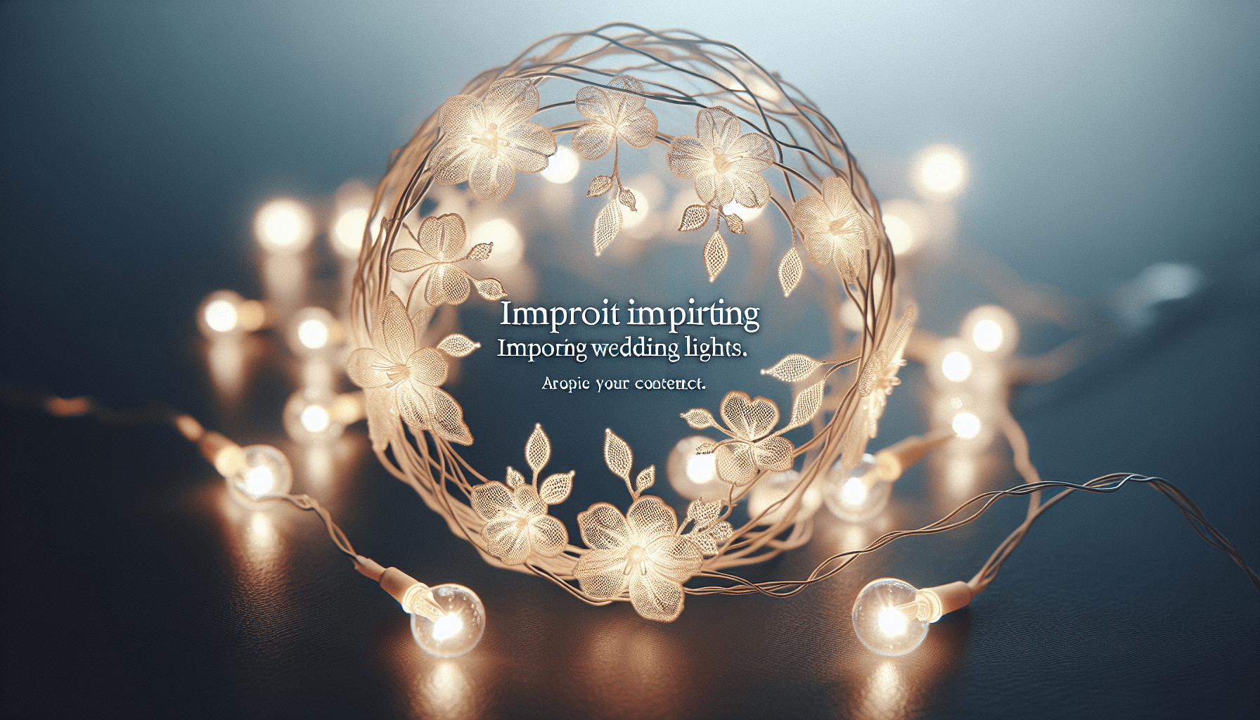 Where To File ISF For Wedding Lights