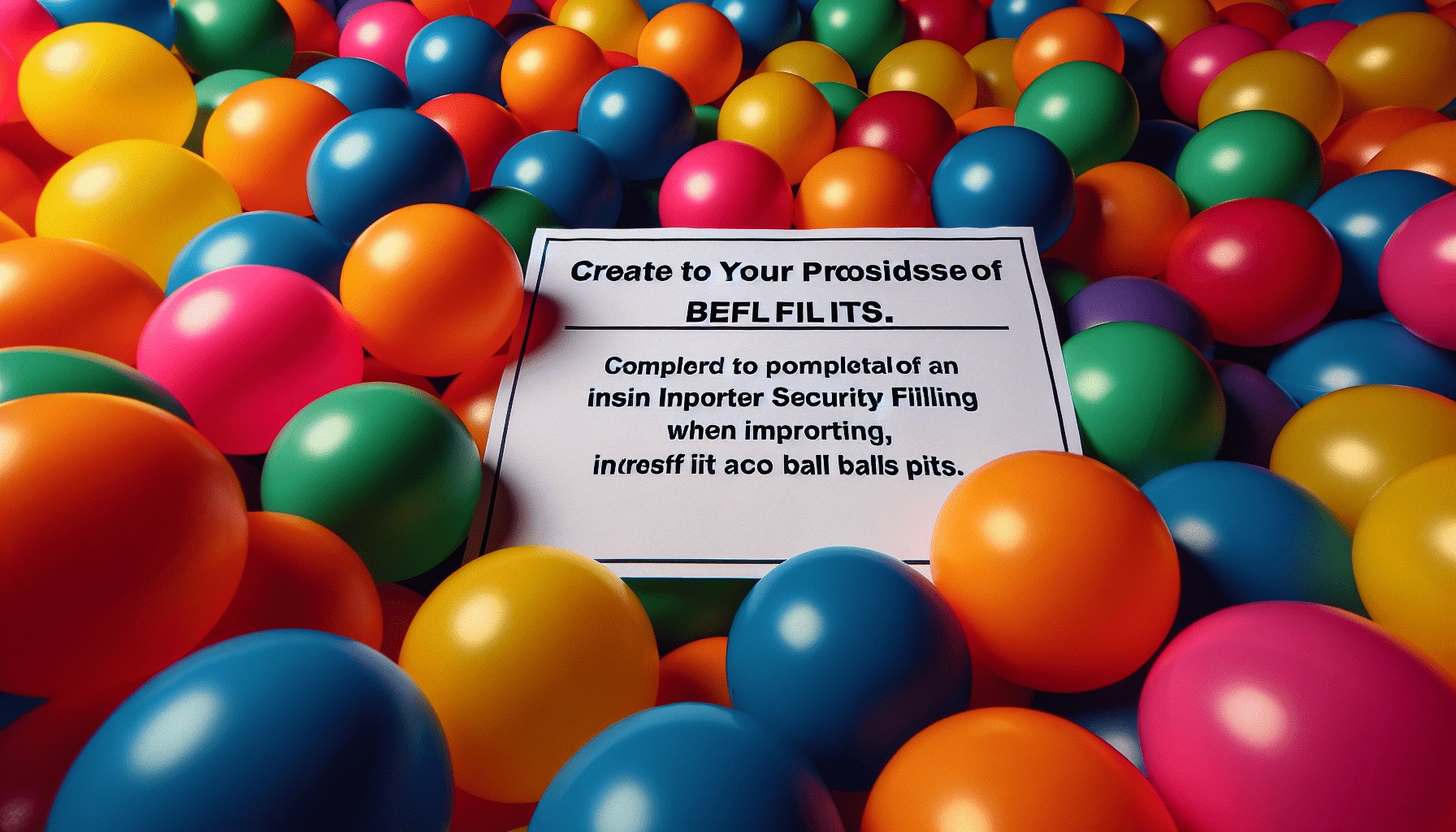 Who File ISF For Ball Pits
